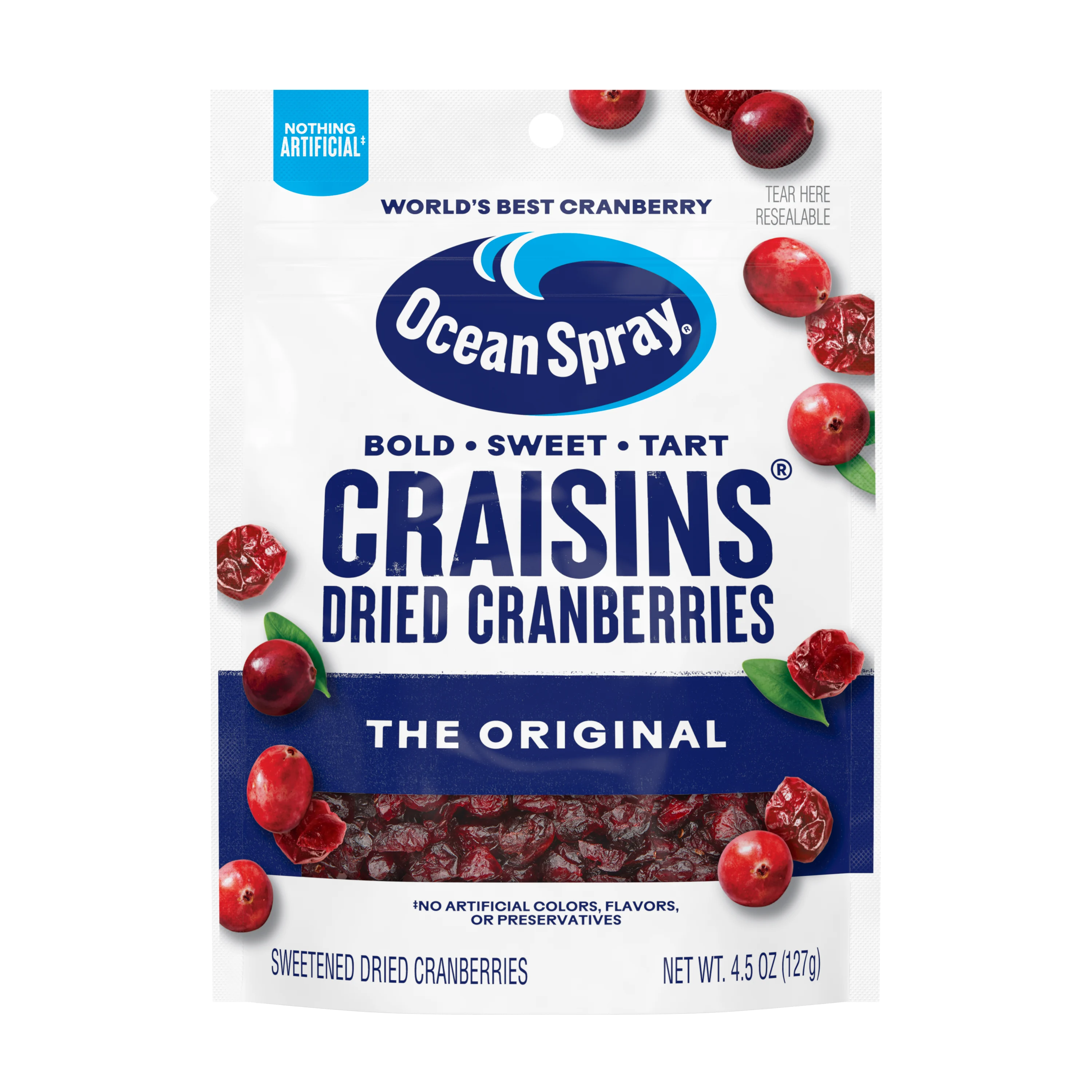 Front image of Craisins Original 4p5oz 